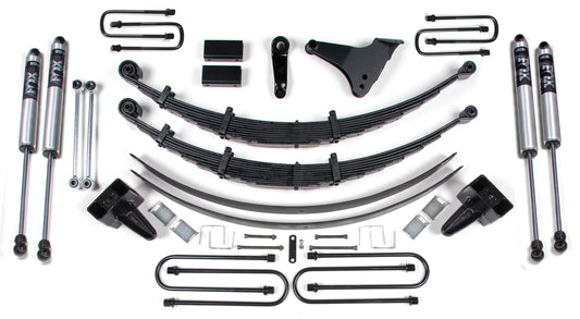 BDS 1999-2004 F-250,F-350 SUPER,4WD,6" LIFT KIT,NO OVERLOAD,SQUARE,FOX SHOCKS