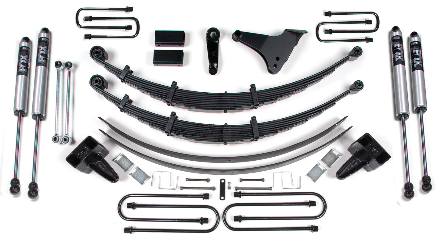 BDS 1999-2004 F-250,F-350 SUPER,4WD,6" LIFT KIT,OVERLOAD,SQUARE,FOX SHOCKS