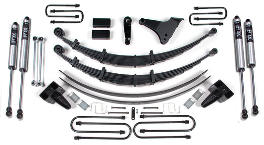 BDS 1999-2004 F-250,F-350 SUPER,4WD,6" LIFT KIT,OVERLOAD,SQUARE,FOX SHOCKS