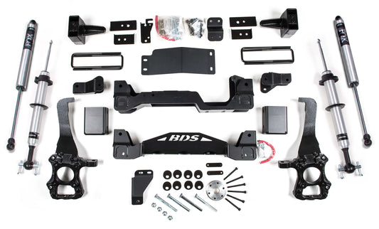 BDS 1999-2004 F-250,F-350 SUPER,4WD,6" LIFT KIT,4" BLOCK,FOX 2.0 STRUTS