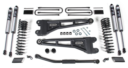 BDS 2023-2026 FORD F-450 2.5" LIFT KIT WITH FOX 2.0 PERFORMANCE SHOCKS