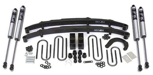 BDS 1988-1991 CHEVY,GMC 3/4 TON SUV,4" LIFT KIT,BLOCK KIT,FOX 2.0 SHOCKS