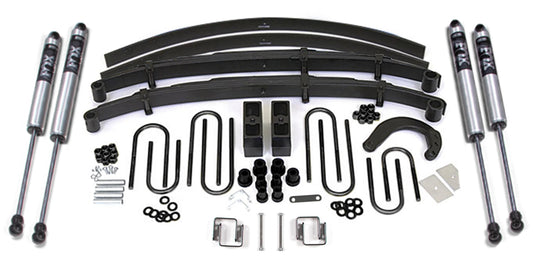 BDS 1988-1991 CHEVY,GMC 1/2 TON SUV,4" LIFT KIT,ADD-A-LEAF,FOX 2.0 SHOCKS