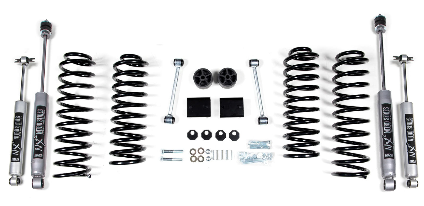BDS 2007-2011 JEEP WRANGLER JK 4 DOOR 2" LIFT KIT,NITRO SHOCKS
