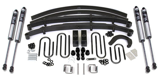BDS 1988-1991 CHEVY,GMC 3/4 TON SUV,4" LIFT KIT,ADD-A-LEAF,FOX 2.0 SHOCKS