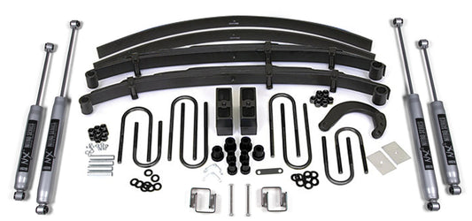 BDS 1988-1991 CHEVY,GMC 3/4 TON SUV,4" LIFT KIT,ADD-A-LEAF,NITRO SHOCKS