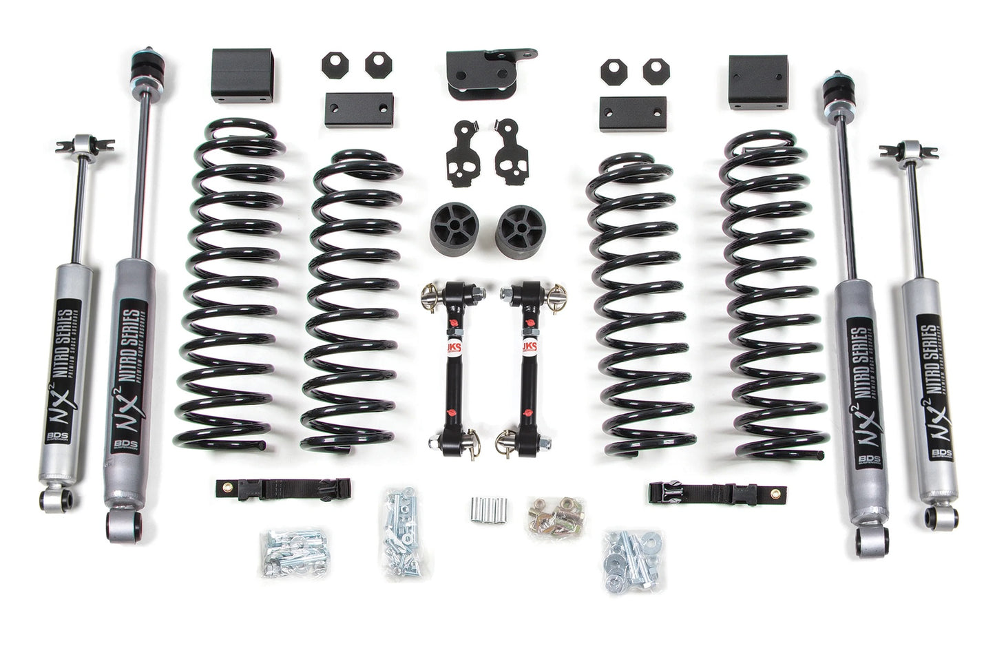 BDS 2007-2011 JEEP WRANGLER JK 4 DOOR 3" LIFT KIT,NITRO SHOCKS