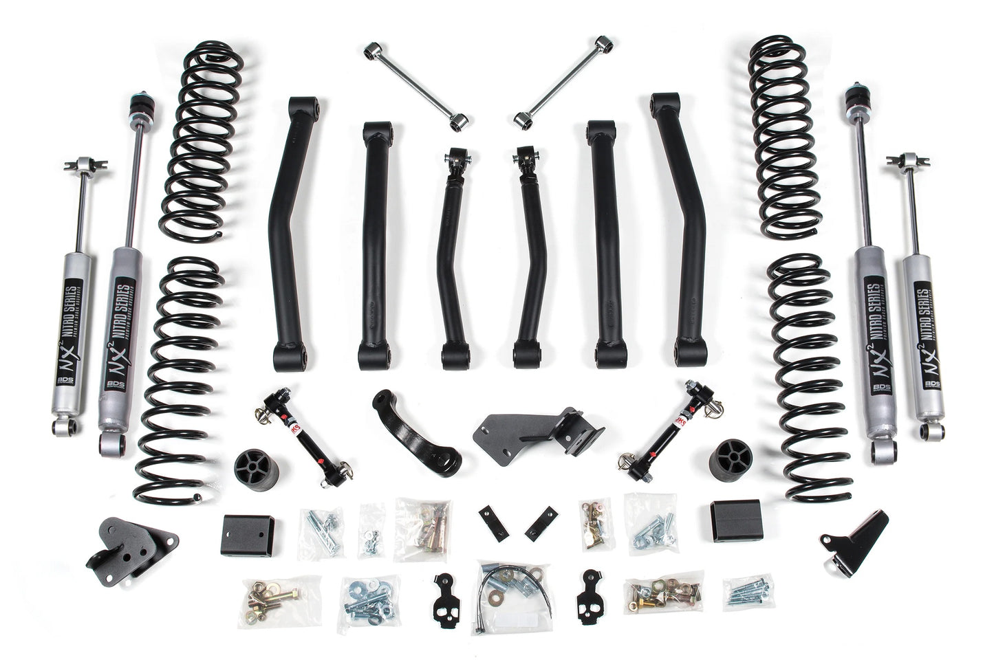 BDS 2007-2011 JEEP WRANGLER JK 4 DOOR 4.5" LIFT KIT,NITRO SHOCKS