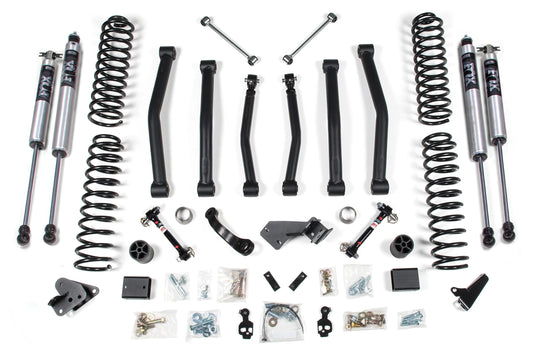 BDS 2012-2018 JEEP WRANGLER JK,2-DOOR,4" LIFT KIT,FIXED LINKS,FOX 2.0 SHOCKS