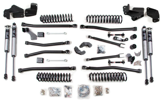 BDS 07-18 JEEP WRANGLER JK,2-DOOR,4" LIFT,LONG ARM,FIXED LINK,FOX 2.0 SHOCKS