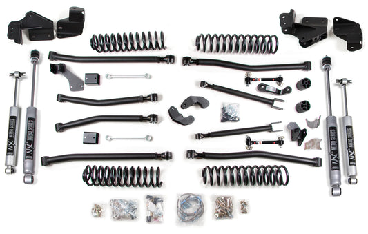 BDS 07-18 JEEP WRANGLER JK,2-DOOR,4" LIFT,LONG ARM,FIXED LINK,NITRO SHOCKS