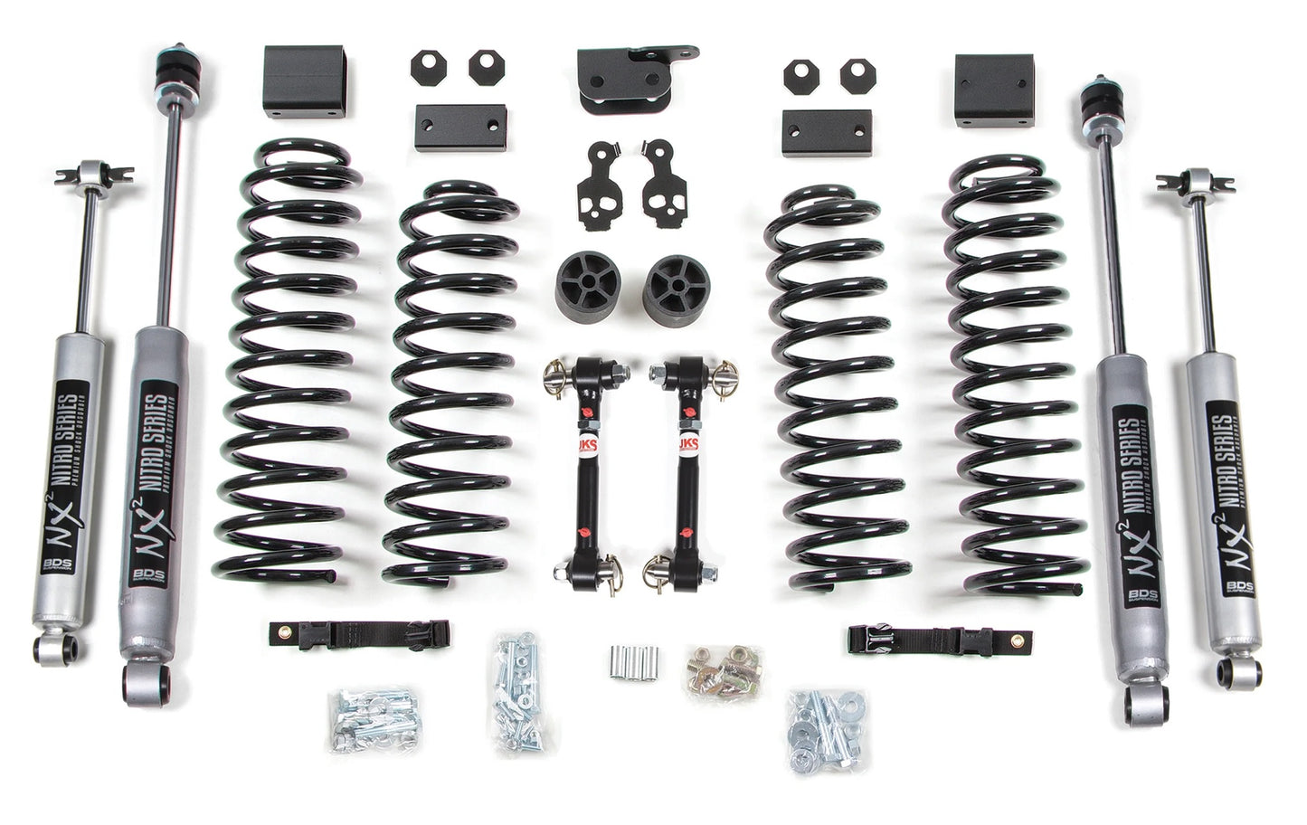 BDS 2007-2011 JEEP WRANGLER JK 2 DOOR 3" LIFT KIT,NITRO SHOCKS