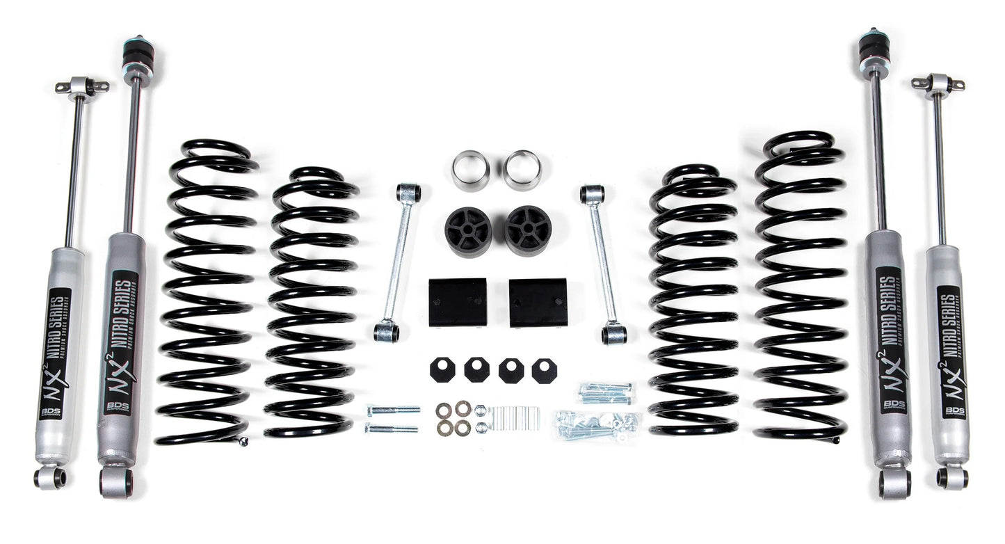 BDS 2012-2018 JEEP WRANGLER JK 4 DOOR 2" LIFT KIT,NITRO SHOCKS