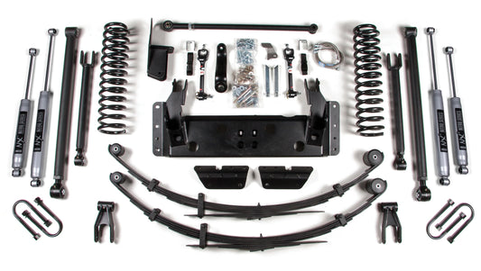 BDS 1984-2001 JEEP CHEROKEE XJ LONG ARM 6.5" LIFT KIT,NITRO SHOCKS,CHRYSLER REAR