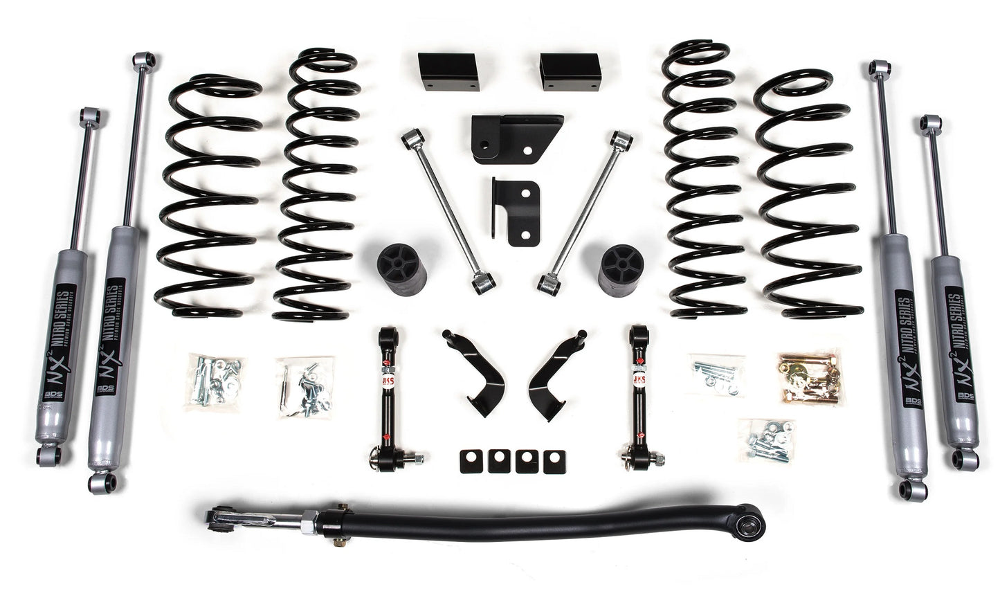 BDS 2018-2025 JEEP WRANGLER JL 4 DOOR 3" LIFT KIT,NITRO SHOCKS