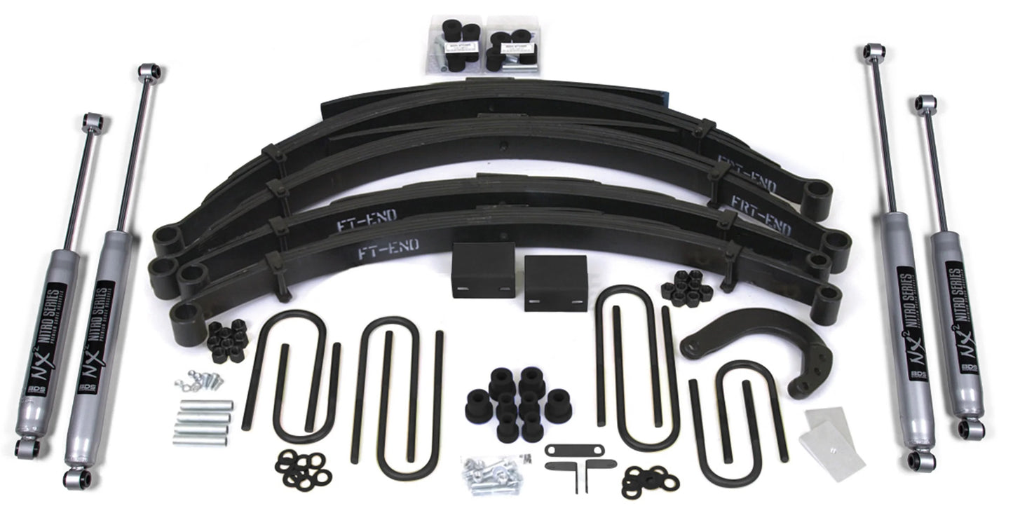 BDS 1988-1991 CHEVY,GMC 3/4 TON TRUCK,SUV,6" LIFT KIT,LEAF SPRING,NITRO SHOCKS