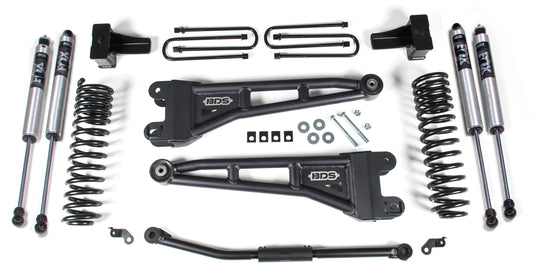 BDS 11-16 FORD F-250,F-350 4WD,DIESEL,2.5" LIFT,RADIUS,4" BLOCK,FOX 2.0 SHOCKS