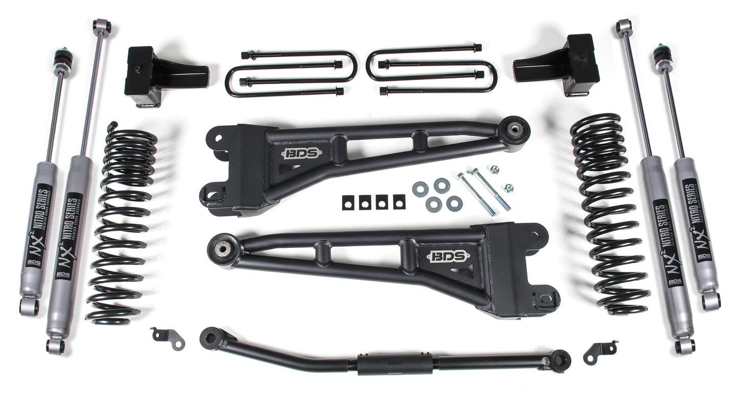 BDS 2011-2016 FORD F250,F350 4WD,DIESEL,2.5" RADIUS LIFT,2" BLOCK,NITRO SHOCKS