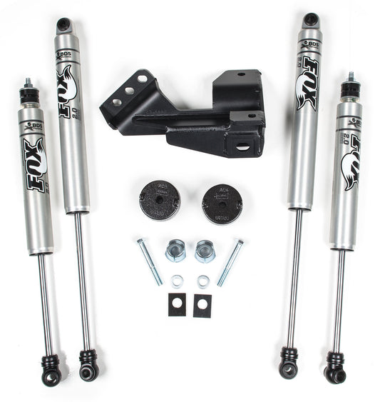 BDS 2017-2024 F250/350 4WD GAS,DIESEL,2" LEVELING KIT,FOX 2.0 SHOCKS