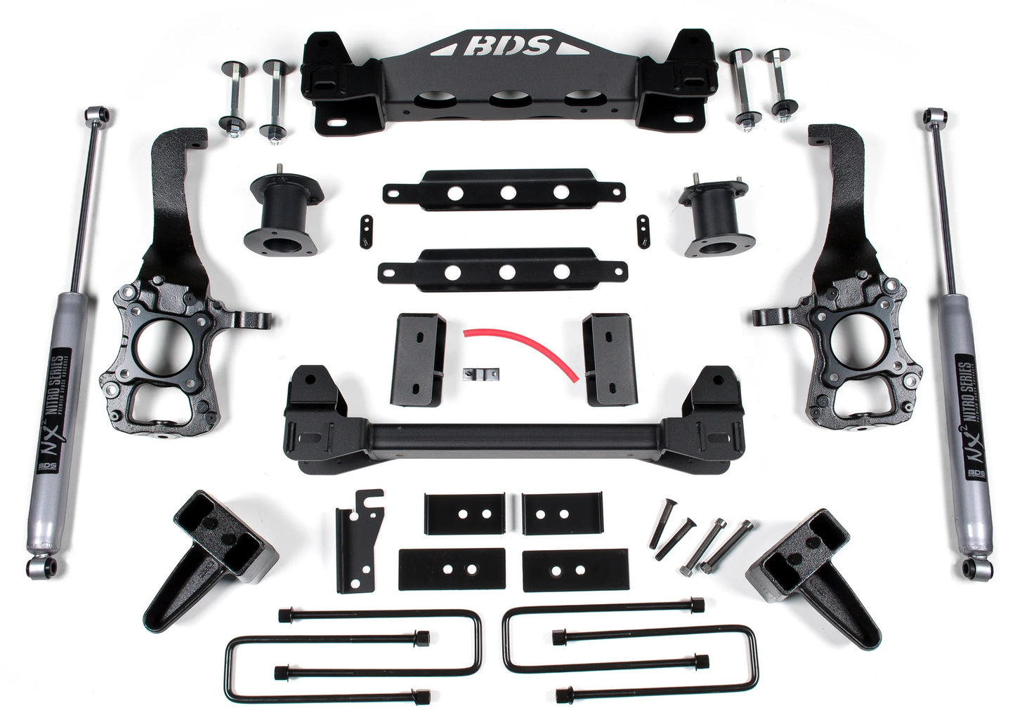 BDS 2015-2020 FORD F-150,2WD,6" LIFT KIT,CROSSMEMBER,5"BLOCK,NITRO SHOCKS