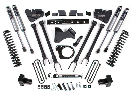 BDS 17-19 FORD F-250,F-350,4WD,DIESEL,6" LIFT,4-LINK,2-LEAF MAIN,FOX 2.0 SHOCKS