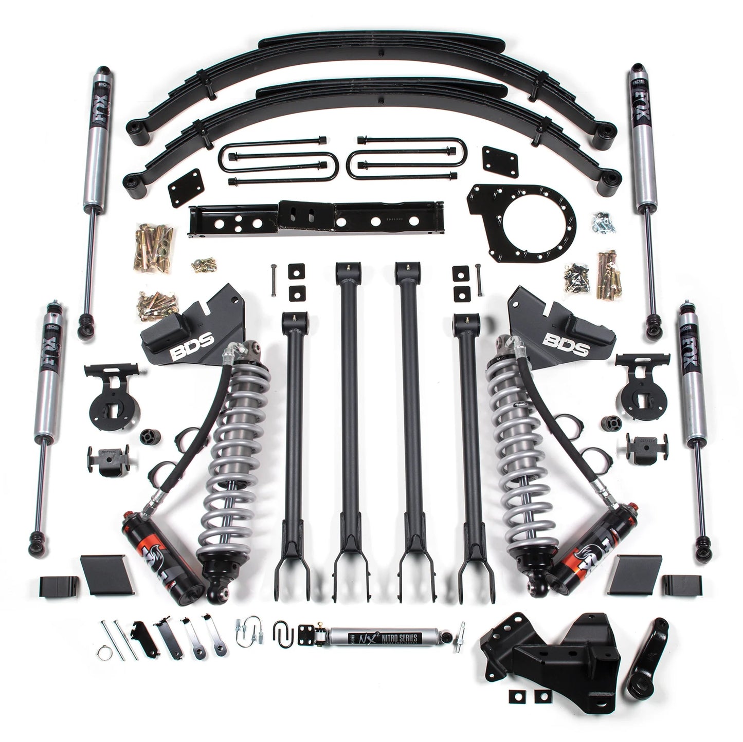 BDS 17-19 FORD F-250,F-350,4WD,DIESEL,6" LIFT,FOX 2.5 COIL,LEAF SPRING,FOX 2.0