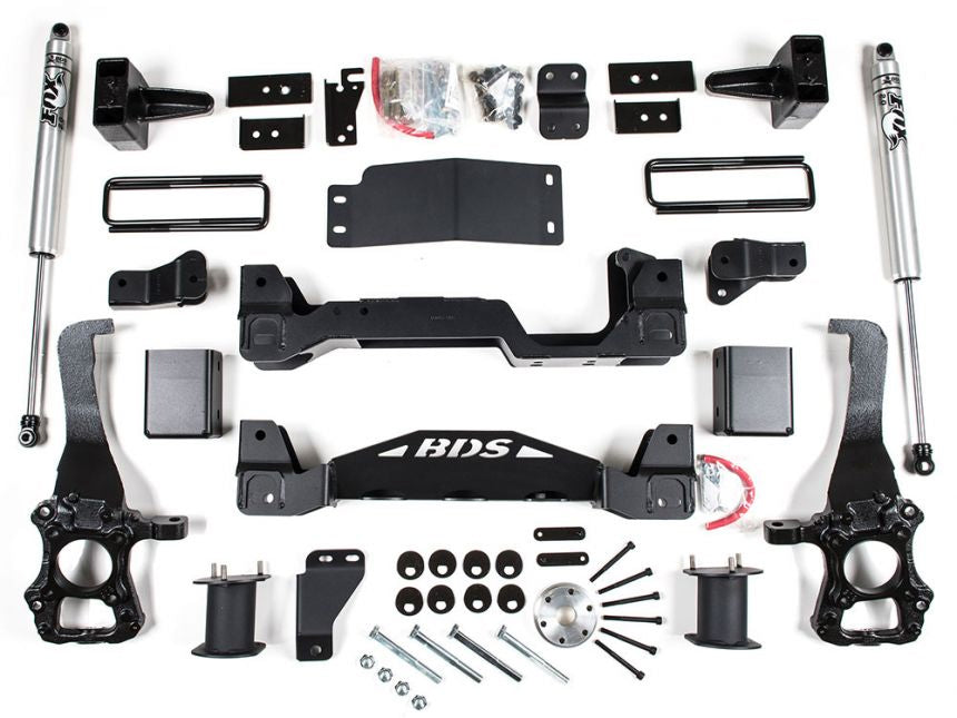 BDS 2015-2020 F150 4WD 6" LIFT KIT,FOX 2.0 SHOCKS