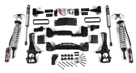 BDS 2015-2020 FORD F-150,4WD,4" LIFT KIT,FOX 2.5 COILOVER,BLOCK,FOX 2.0 SHOCKS