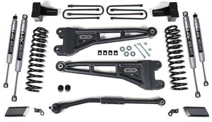 BDS 2017-2019 F250,F350 4WD DIESEL 2.5" RADIUS ARM LIFT,NX2 SHOCKS