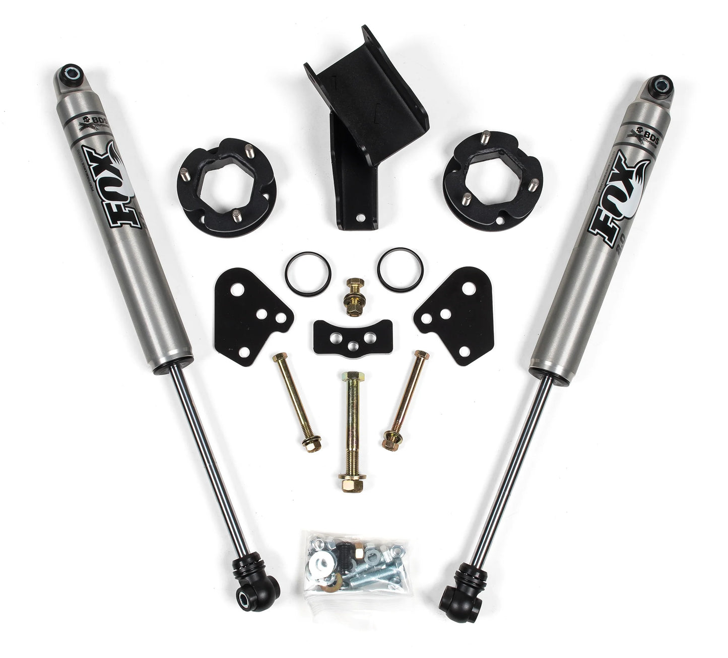 BDS 2019-2023 FORD RANGER,4WD,2.5" LEVELING KIT,FOX 2.0 SHOCKS