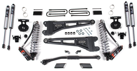 BDS 2020-2022 F250,F350 4WD 3" RADIUS ARM SUSP. LIFT,1" REAR,FOX COILOVER,SHOCKS