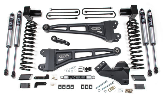 BDS 2020-2022 FORD F-250,F-350 SUPER,4WD,GAS 5" RADIUS ARM LIFT,FOX 2.0 SHOCKS