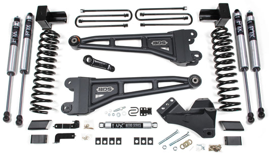BDS 2020-2022 F250,F350 4WD DIESEL 5" RADIUS ARM LIFT,FOX 2.0 SHOCKS