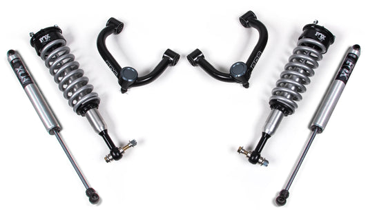 BDS 2009-2013 FORD F-150,4WD,2" LEVELING KIT,FOX 2.0 COILOVERS,REAR FOX 2.0