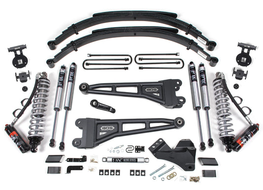 BDS 17-19 FORD F-250,F-350,4WD,DIESEL 4" RADIUS LIFT,LEAFS,FOX 2.5,REAR FOX 2.0