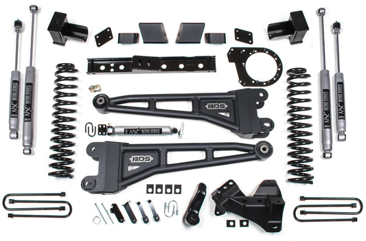 BDS 20-22 FORD F-250,F-350,4WD,DIESEL 7" RADIUS LIFT KIT,BLOCK,NITRO SHOCKS