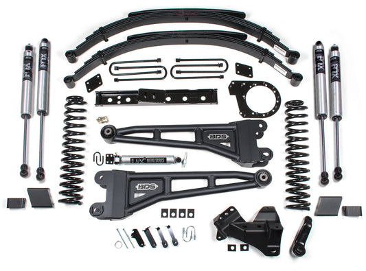 BDS 20-22 FORD F-250,F-350,4WD,DIESEL 7" RADIUS LIFT KIT,LEAFS,FOX 2.0 SHOCKS