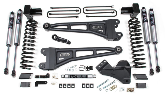 BDS 20-22 FORD F-350 SUPER DRW,4WD,DIESEL 4" RADIUS LIFT KIT,FOX 2.0 SHOCKS