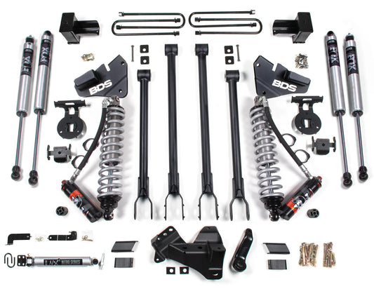 BDS 20-22 FORD F-350 SUPER DRW,4WD,DIESEL 4" LIFT,4-LINK,FOX 2.5,REAR FOX 2.0