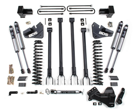 BDS 2020-2022 FORD F-350 SUPER 4WD,DRW,GAS,4" LIFT,BLOCK,4-LINK,FOX 2.0 SHOCKS