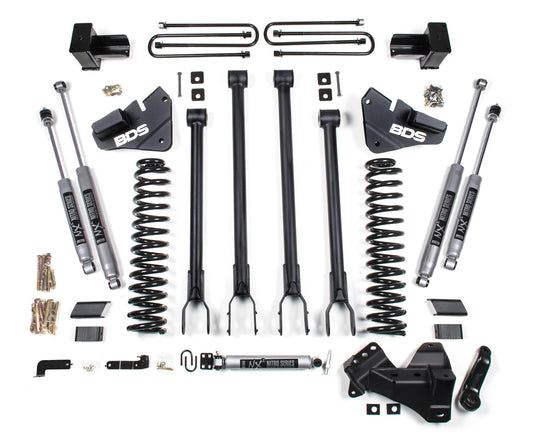 BDS 20-22 FORD F-250,F-350 4WD,DIESEL,5" LIFT,4" BLOCK,4-LINK,NITRO SHOCKS
