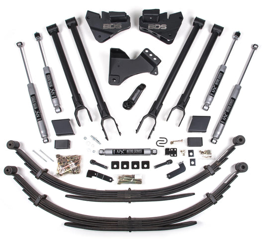 BDS 20-22 FORD F-250,F-350 SUPER 4WD,DIESEL,5" LIFT,LEAFS,4-LINK,NITRO SHOCKS