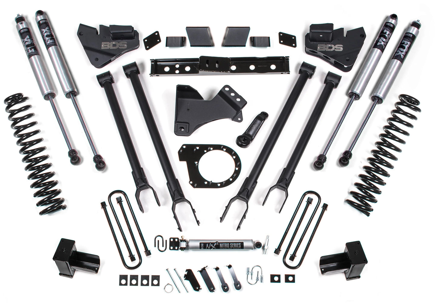 BDS 20-22 FORD F-250,F-350 SUPER 4WD,DIESEL,7" LIFT,BLOCK,4-LINK,FOX 2.0 SHOCKS