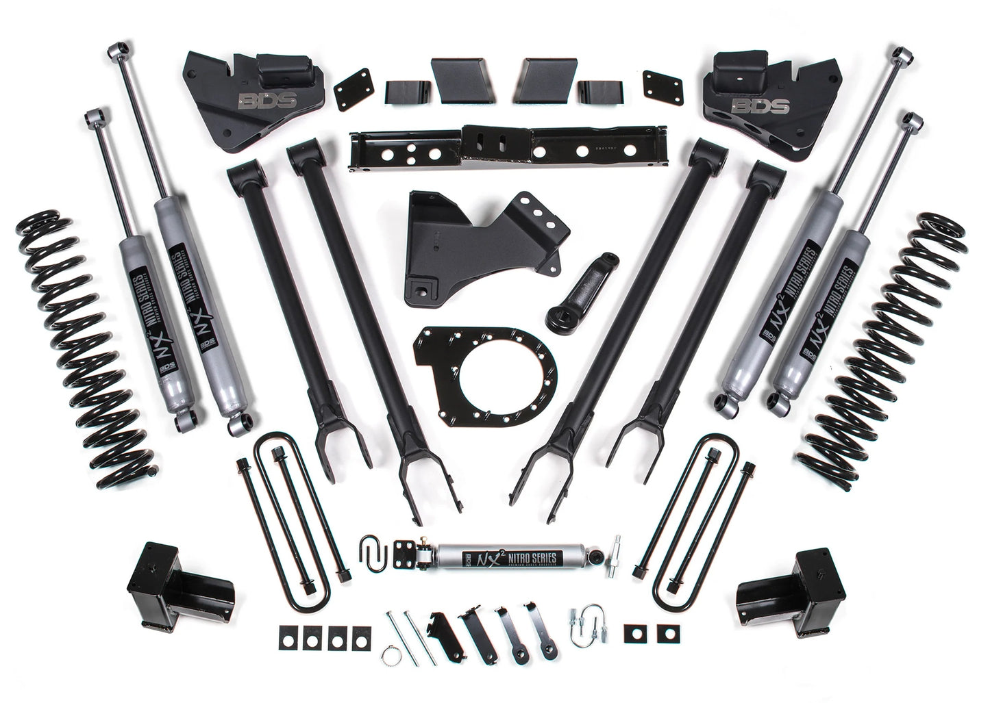 BDS 20-22 FORD F-250,F-350 SUPER 4WD,DIESEL,7" LIFT,BLOCK,4-LINK,NITRO SHOCKS