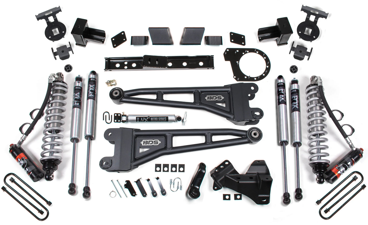 BDS 20-22 FORD F-350 4WD,DRW,DIESEL,6" RADIUS LIFT,BLOCK,FOX 2.5 COIL,FOX 2.0