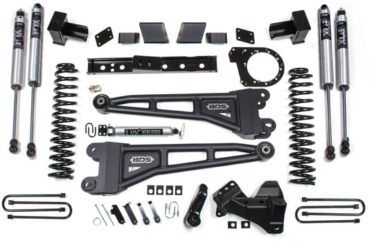BDS 20-22 FORD F-350 4WD,DRW,DIESEL,6" RADIUS LIFT,BLOCK,FOX 2.0 SHOCKS