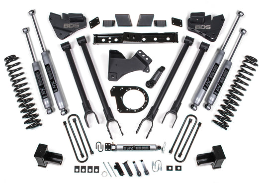 BDS 20-22 FORD F-350 4WD,DRW,DIESEL,6" LIFT,4-LINK,BLOCK,NITRO SHOCKS