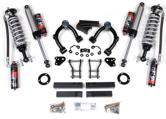 BDS 2019-2023 FORD RANGER,4WD,3.5" LIFT,ALUMINUM KNUCKLE,REAR FOX 2.5 SHOCKS