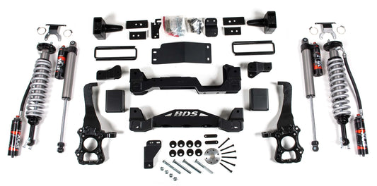 BDS 2015-2020 FORD F-150 4WD,4" LIFT KIT,FOX 2.5 COILOVERS,FOX 2.5 SHOCKS