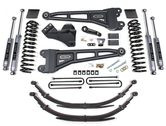 BDS 11-16 FORD F-250/F-350,DIESEL,4WD,6" RADIUS LIFT,2" FACTORY BLOCK,NITRO